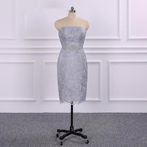 Kleid für die Brautmutter, Vintage-Spitze, Etuikleid, 3/4-Ärmel, knielang, mit Jacke