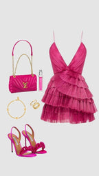 Vestido Corto de Regreso a Casa con Volantes, Escote de Tirantes Finos, Vestido Sexy Mini para Fiesta Y2199