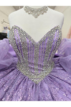 Strapless Bow Ball Gown by Petite Adele PQ1080