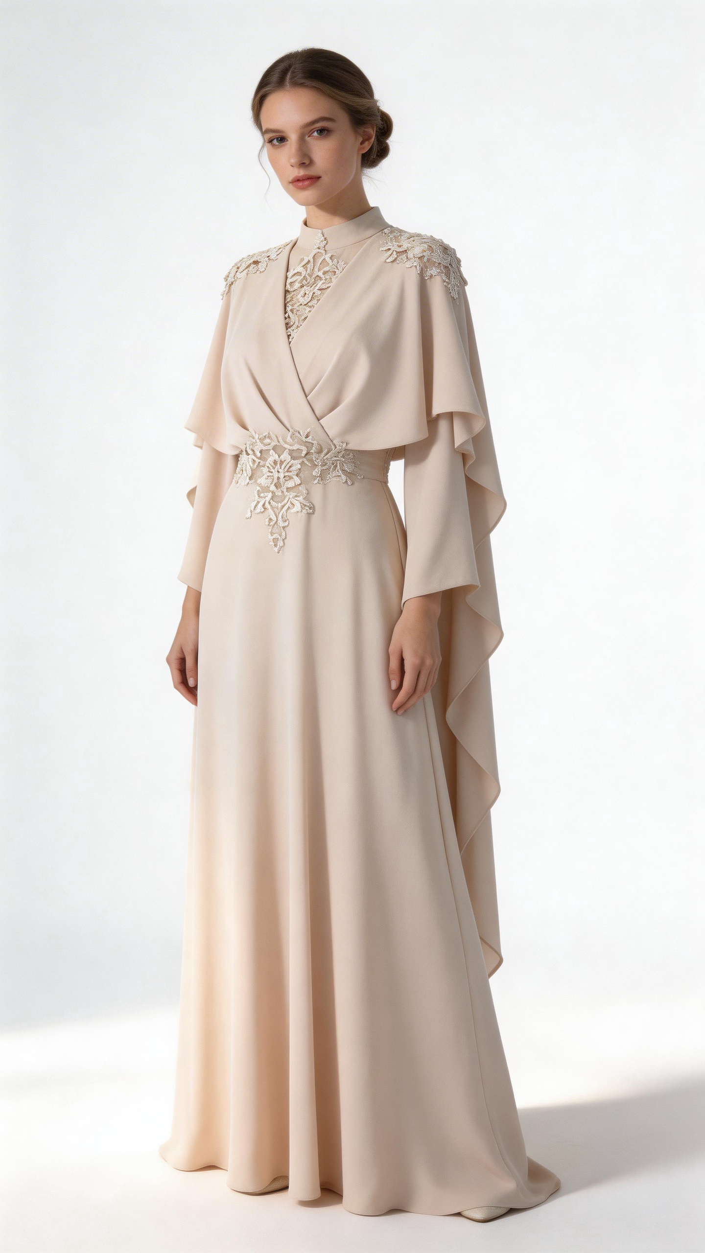 Unique Satin Lace Appliques Long A Line Prom Dress Evening Dress Y8516 by simplepromdress