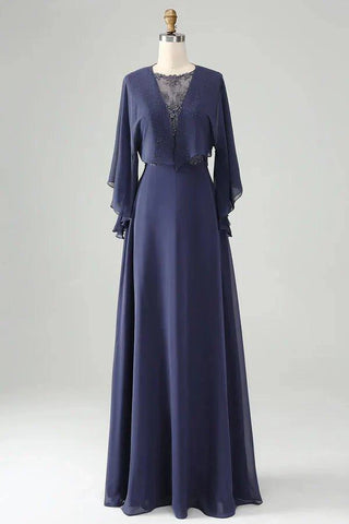 NumberSea A Line Beaded With Shawl Mother Of Bride Dress