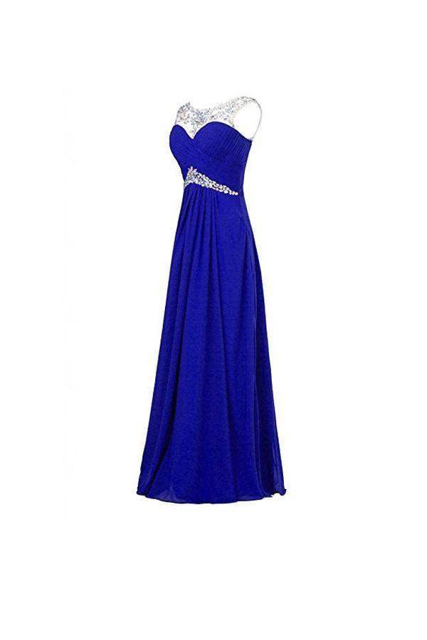 A-line Chiffon  Bridesmaid Evening Party Prom Ball Gown