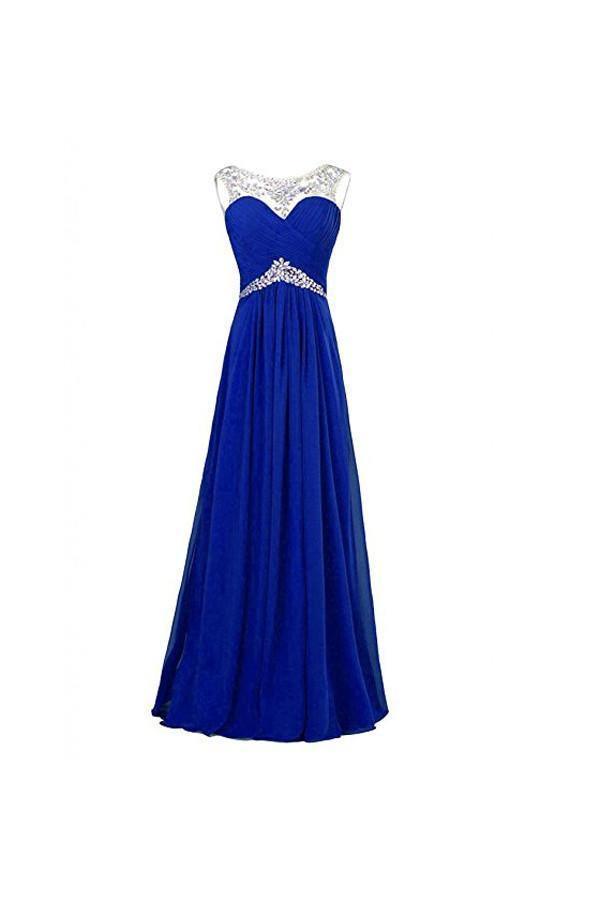 A-line Chiffon  Bridesmaid Evening Party Prom Ball Gown
