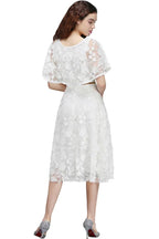 A-Line Kurz Spitze Kristall Homecoming-Kleid