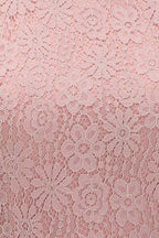 A-line Sleeveless Halter Long Lace Chiffon Bridesmaid Dress