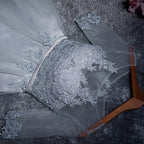 A-line Tulle Homecoming Dresses Scoop Short/Mini Prom Dresses  PD047