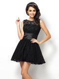 فساتين وصيفات العروس من الدانتيل بدون أكمام وخطوط A/أميرة بقصة الباتو
