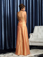 A-Line/Princess Sweetheart Applique Sleeveless Long Taffeta Mother of the Bride Dresses