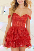 Etagen Homecoming-Kleider Off The Shoulder SYH85