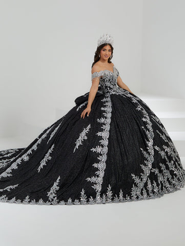 Schulterfreies Quinceanera-Kleid mit Applikation von House of Wu 26060