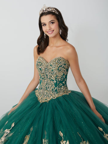 Trägerloses Quinceanera-Kleid mit Applikation von Fiesta Gowns 56468