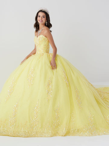 Quinceanera-Kleid mit Applikation und Herzausschnitt von Fiesta Gowns 56466