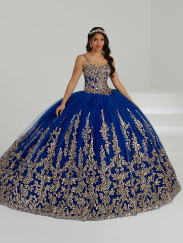 Quinceanera-Kleid mit Applikation und Herzausschnitt von Fiesta Gowns 56483