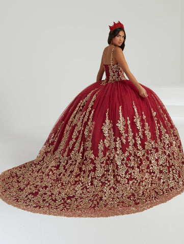 Quinceanera-Kleid mit Applikation und Herzausschnitt von Fiesta Gowns 56483