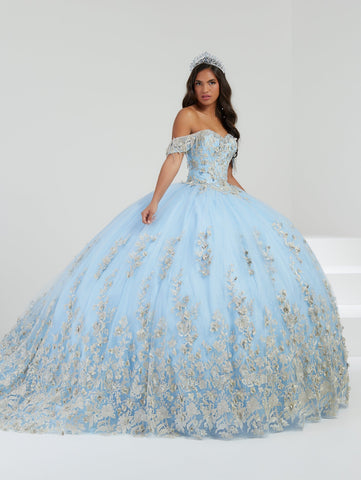 Quinceanera-Kleid mit Applikation und Herzausschnitt von House of Wu 26056