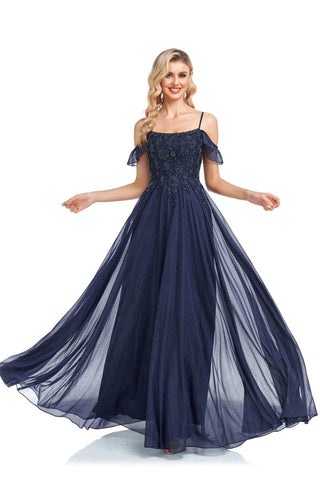 Ankunft Sparkly A Line Off The Shoulder Kleider für die Brautmutter mit Perlen