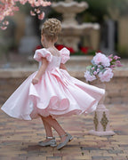 NumberSea - Ball - Gown/Princess Satin Knee - length Flower Girl Dress