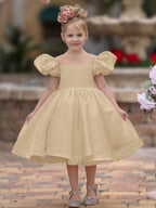 NumberSea - Ball - Gown/Princess Satin Knee - length Flower Girl Dress