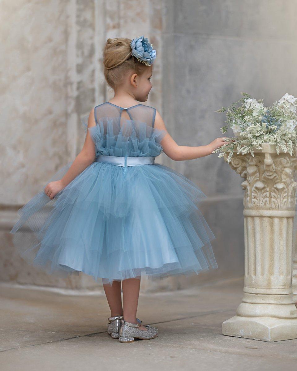 NumberSea - Ball - Gown/Princess Tulle Knee - length Flower Girl Dress