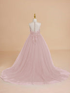 NumberSea - Ball - Gown/Princess Tulle Sweep Train Flower Girl Dress