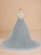 NumberSea - Ball - Gown/Princess Tulle Sweep Train Flower Girl Dress