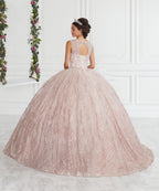 Beaded Illusion Quinceanera Dress by House of Wu 26942