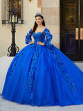Quinceanera-Kleid mit Glockenärmeln und Cape von House of Wu 26057