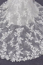 Bestes Trägerkleid mit Applikationen, elegantes Meerjungfrauen-Brautkleid
