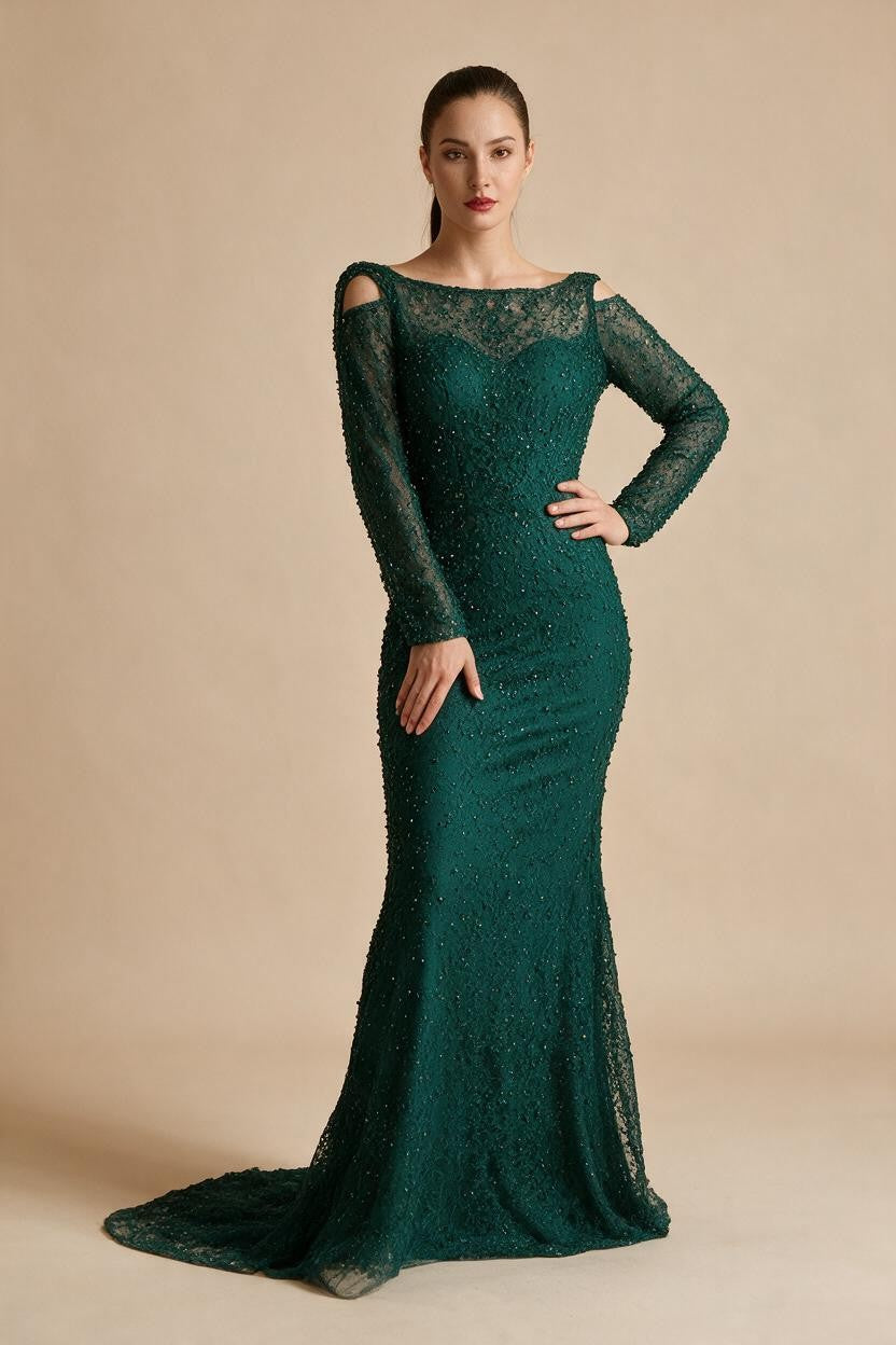 Customized Black Nude Strapless Evening Prom Dresses Sequined Tiered A-line Party Gowns for Women DLA72505A | Nightbubo