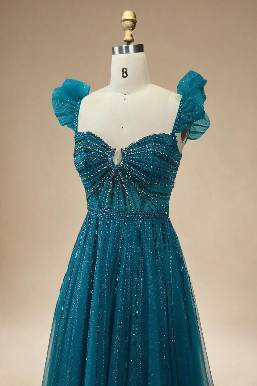 Purple Sleeveless A-Line Beaded Evening Prom Dresses Elegant Party Gowns for Women DLA72324 Customized rts | Nightbubo