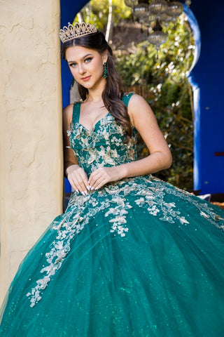 Schmetterlings-Ballkleid mit Herzausschnitt von Cinderella Couture 8046J
