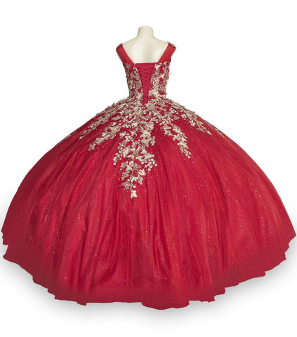Schmetterlings-Ballkleid mit Herzausschnitt von Cinderella Couture 8046J