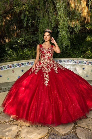 Schmetterlings-Ballkleid mit Herzausschnitt von Cinderella Couture 8046J