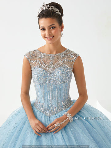 Quinceanera-Kleid mit Flügelärmeln von Fiesta Gowns 56441
