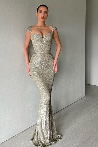 Dark Green Long Mermaid Sweetheart Formal Prom Dresses