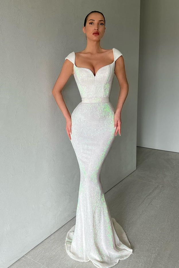 Dark Green Long Mermaid Sweetheart Formal Prom Dresses