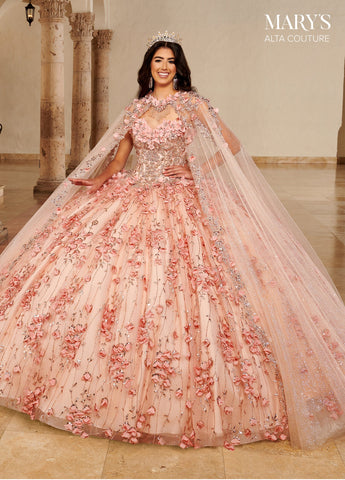 Cape Quinceanera-Kleid von Alta Couture MQ3075