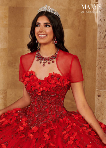 Cape Quinceanera-Kleid von Alta Couture MQ3075