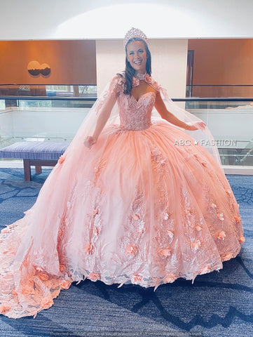 Cape Quinceanera-Kleid von House of Wu 26015