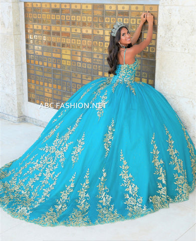Vestido de festa de quinze anos da House of Wu 26035C