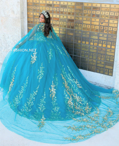 Vestido de festa de quinze anos da House of Wu 26035C