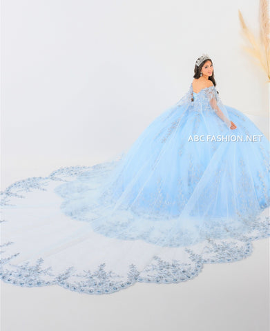Cape Quinceanera-Kleid von House of Wu 26040C