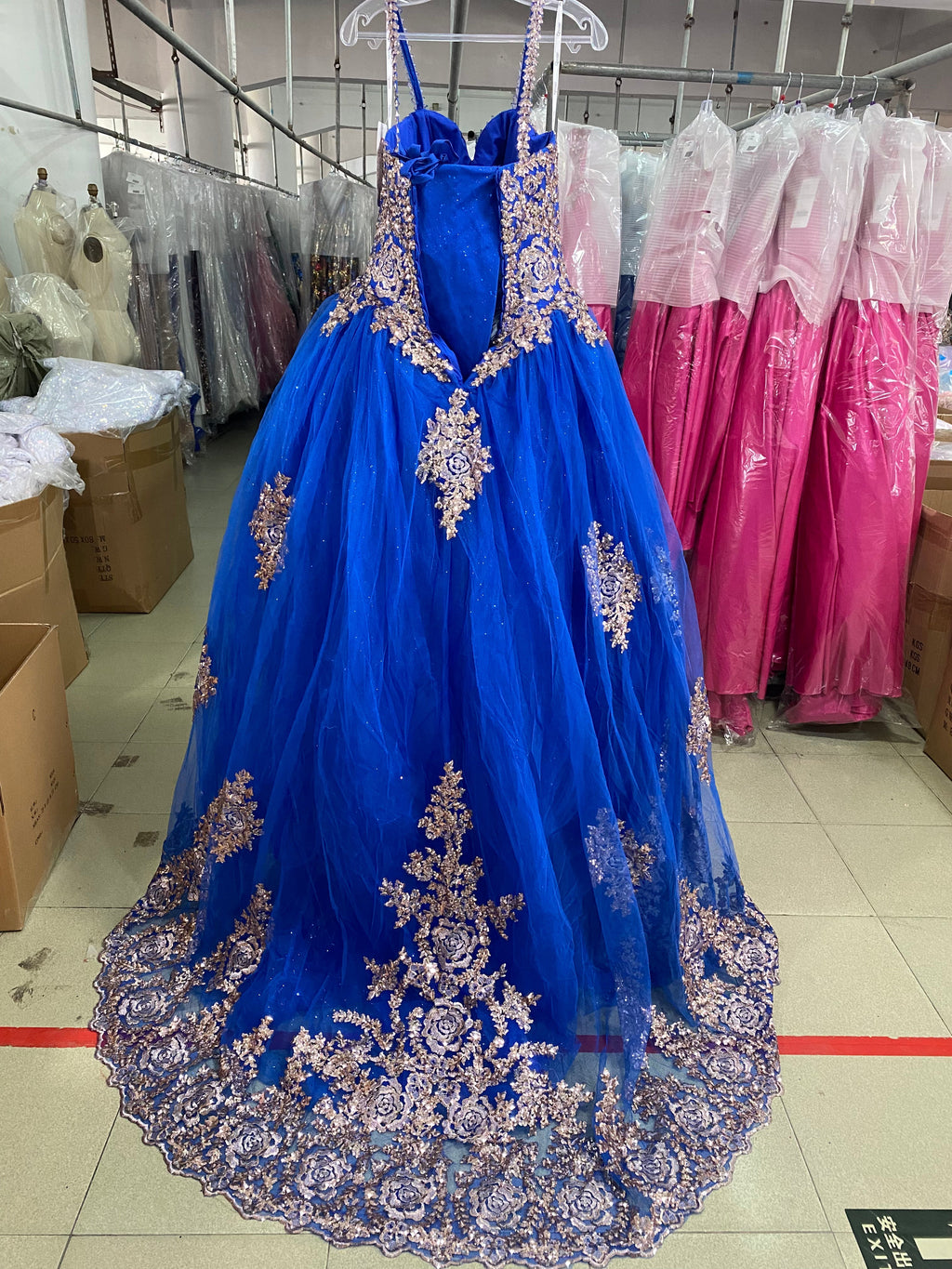 Cape Sleeve Quinceanera Dress by House of Wu 26028C