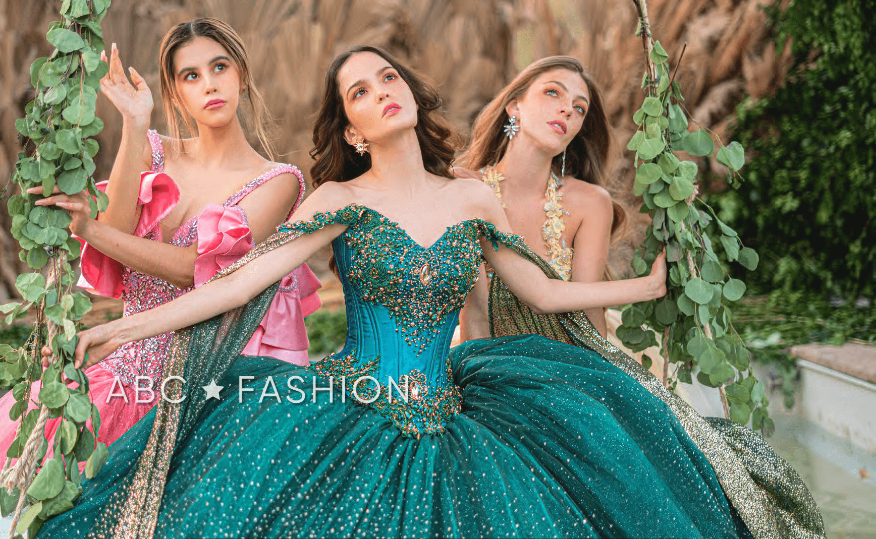 Cape Sleeve Quinceanera Dress by Ragazza D84-584