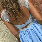 Charming Sleeveless Beadings Short Party Dress Homecoming Dress PG185 by pgmdress