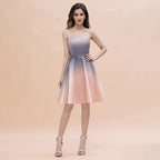 Charmant Sweetheart Verlauf A-Line Kurz Homecoming-Kleid