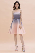 Charmant Sweetheart Verlauf A-Line Kurz Homecoming-Kleid