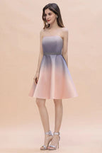 Charmant Sweetheart Verlauf A-Line Kurz Homecoming-Kleid