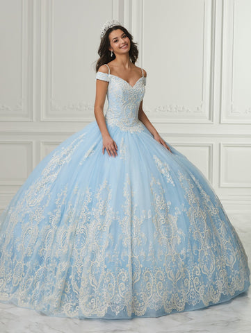 Vestido de quinceanera com ombros descobertos da House of Wu 26980