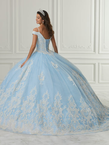 Vestido de quinceanera com ombros descobertos da House of Wu 26980